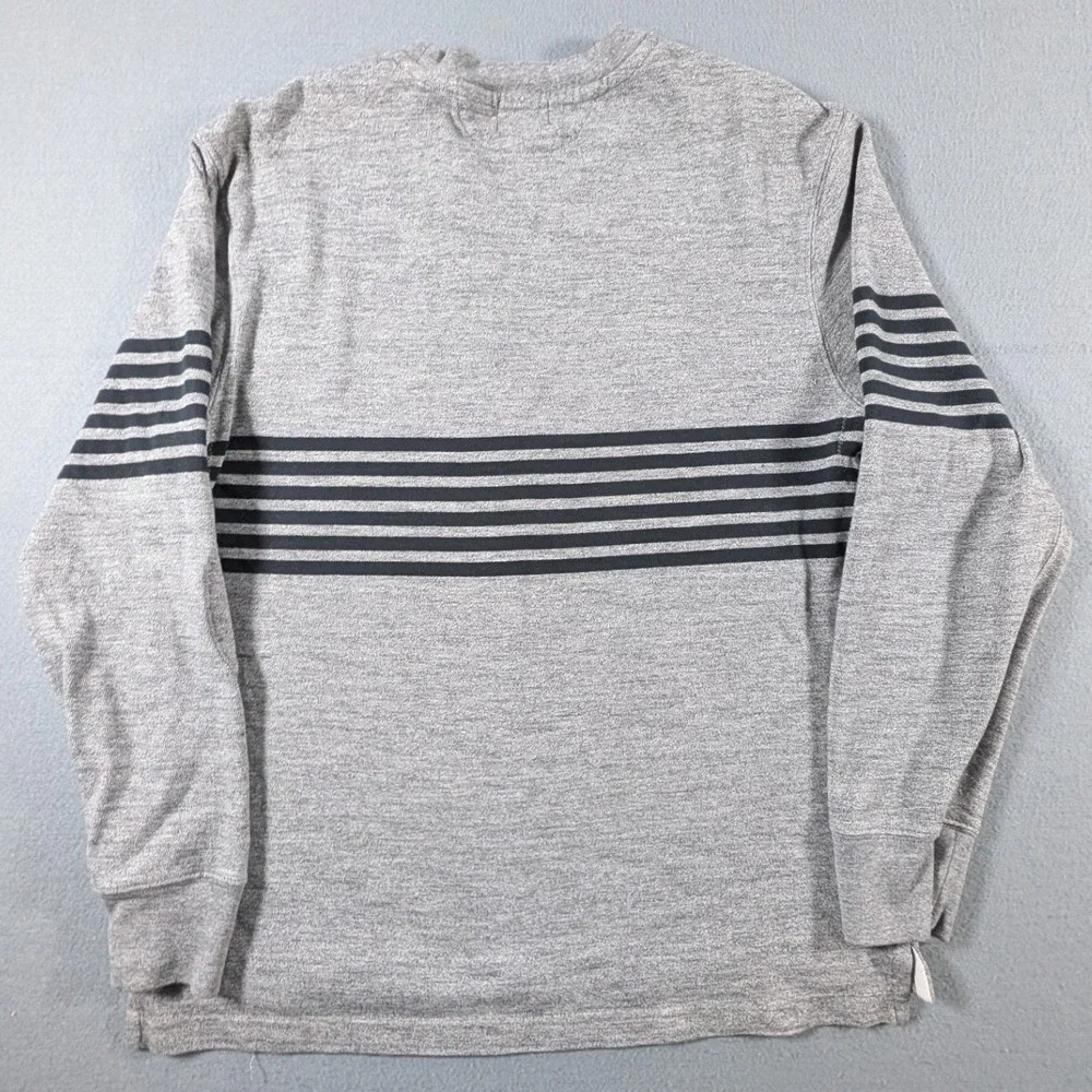 J. Crew Oarsman Rugby Long Sleeve Shirt‎ Mens Medium Striped Elbow Patches